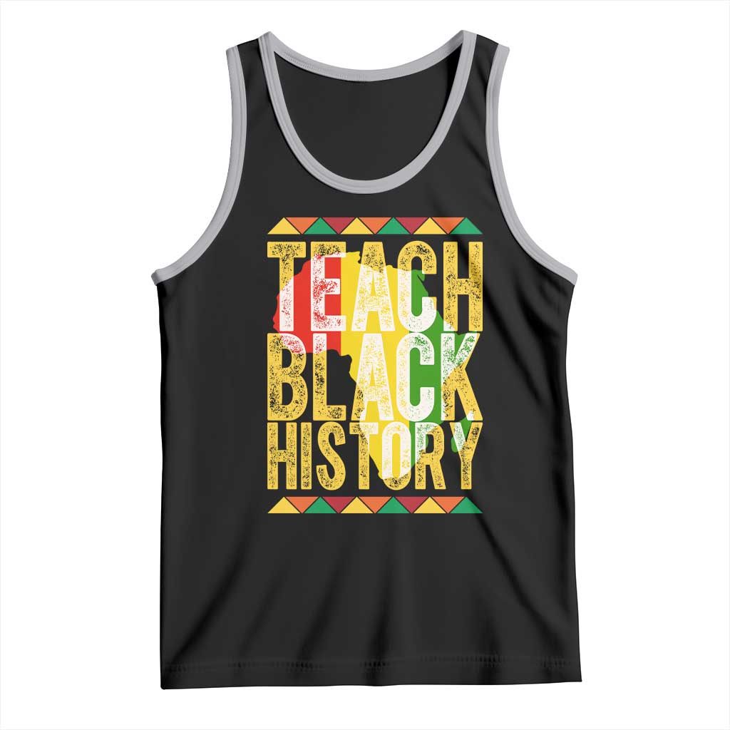 Teach Black History Tank Top Black History Month Gift For Teachers - Wonder Print Shop