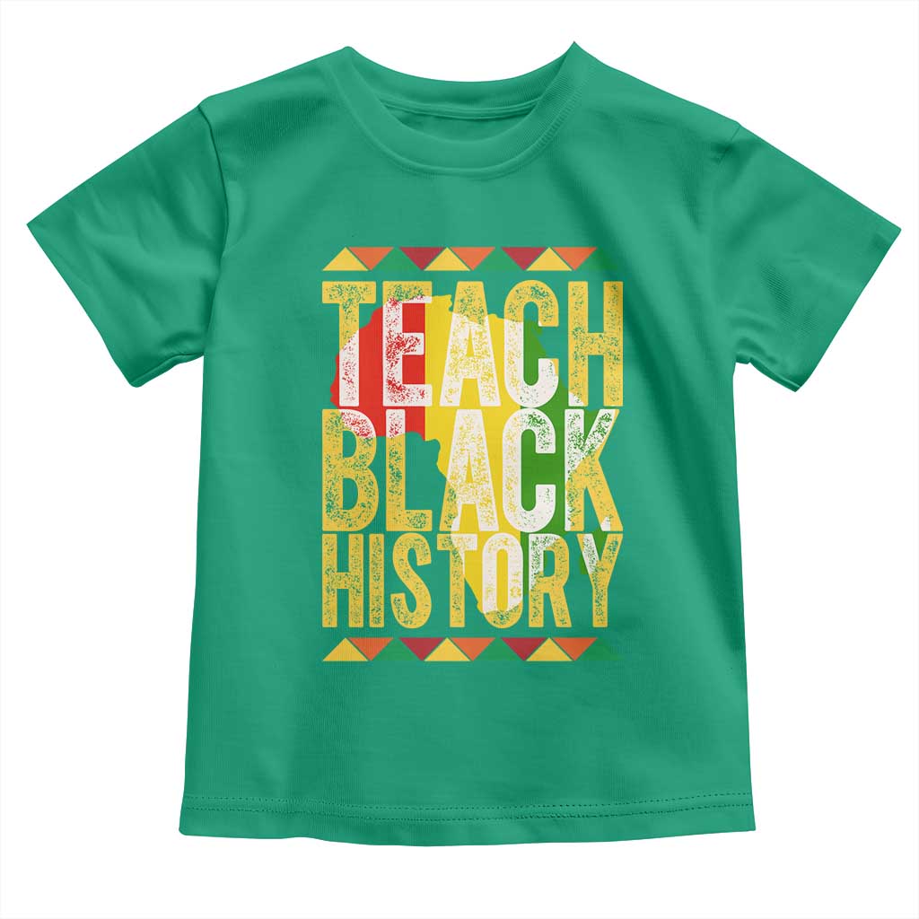 Teach Black History Toddler T Shirt Black History Month Gift For Teachers - Wonder Print Shop