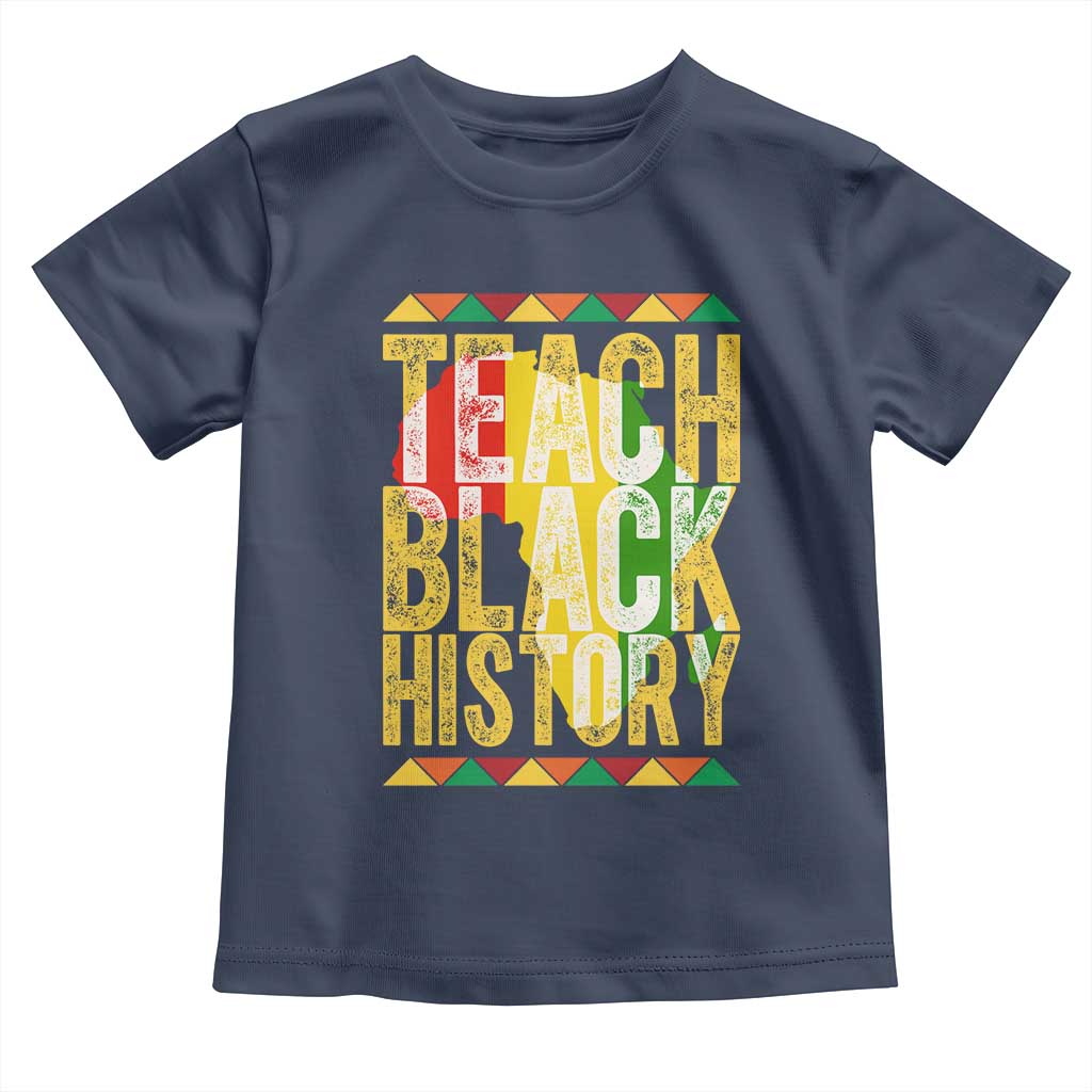 Teach Black History Toddler T Shirt Black History Month Gift For Teachers - Wonder Print Shop
