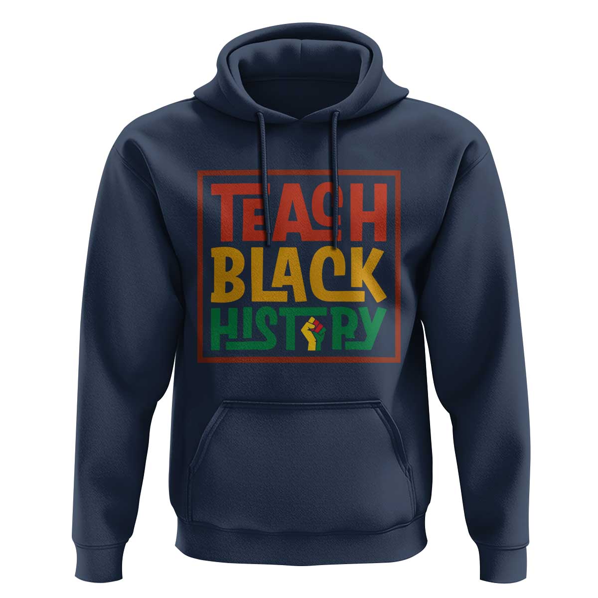 Black History Month Gift Hoodie Teach Black History Empowerment - Wonder Print Shop