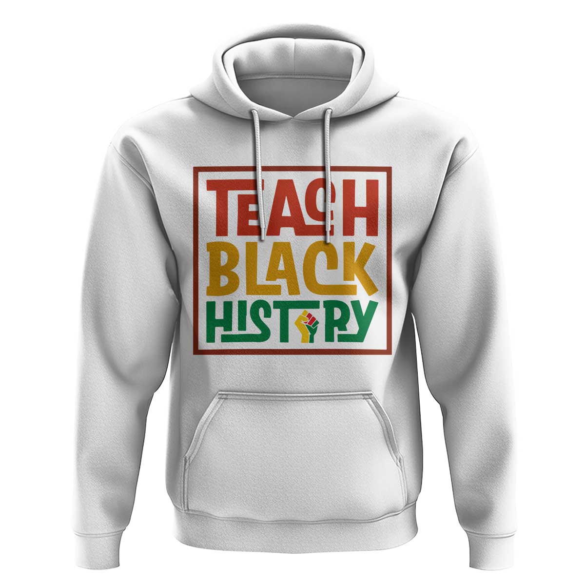 Black History Month Gift Hoodie Teach Black History Empowerment - Wonder Print Shop
