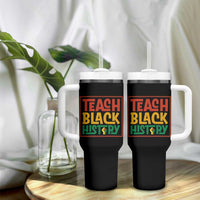 Black History Month Gift Tumbler With Handle Teach Black History Empowerment - Wonder Print Shop