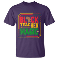 Black Teacher Magic T Shirt African American Pride Educator Gift - Wonder Print Shop