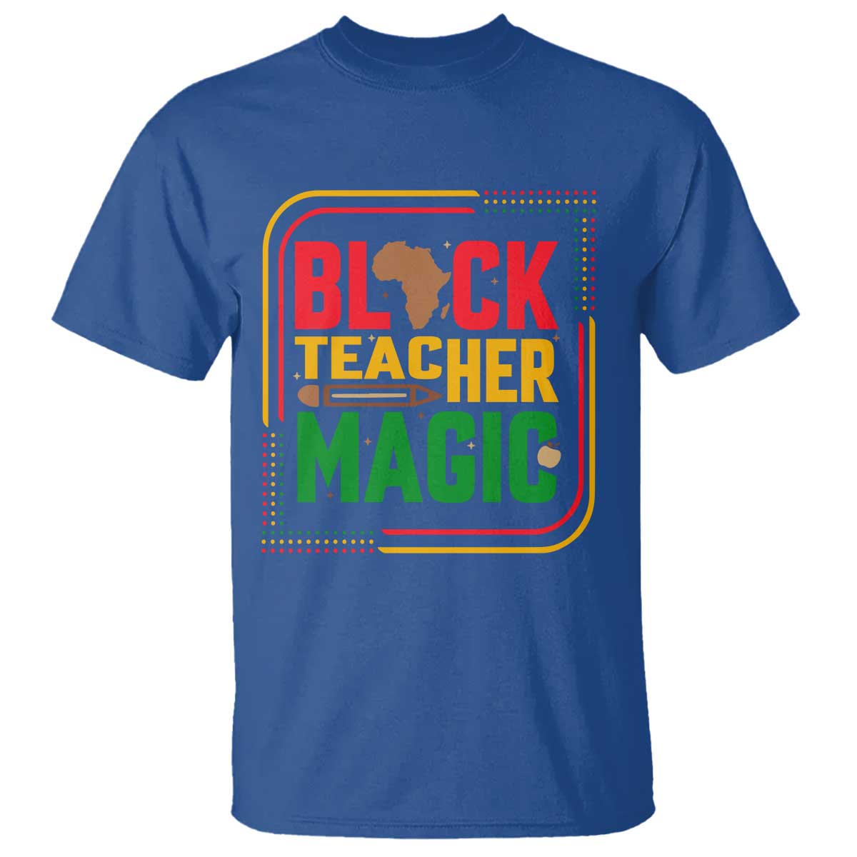 Black Teacher Magic T Shirt African American Pride Educator Gift - Wonder Print Shop
