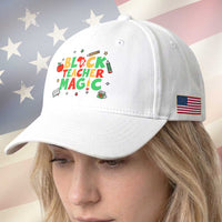 Inspirational Black Teacher Magic Baseball Cap African American History Month