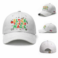 Inspirational Black Teacher Magic Baseball Cap African American History Month