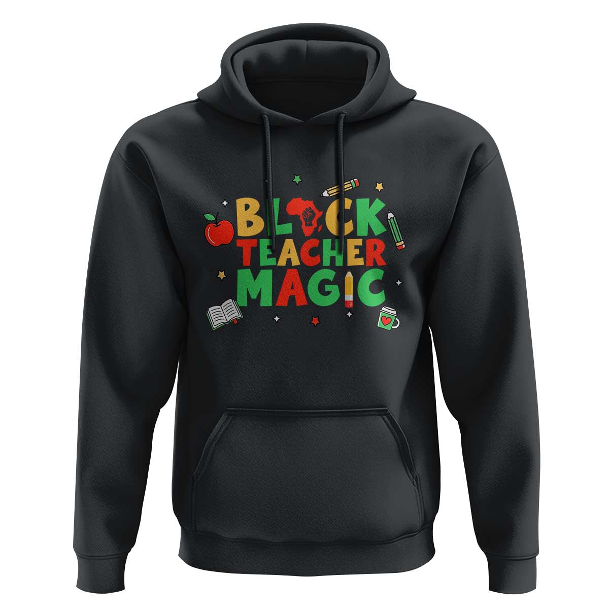 Inspirational Black Teacher Magic Hoodie African American History Month - Wonder Print Shop