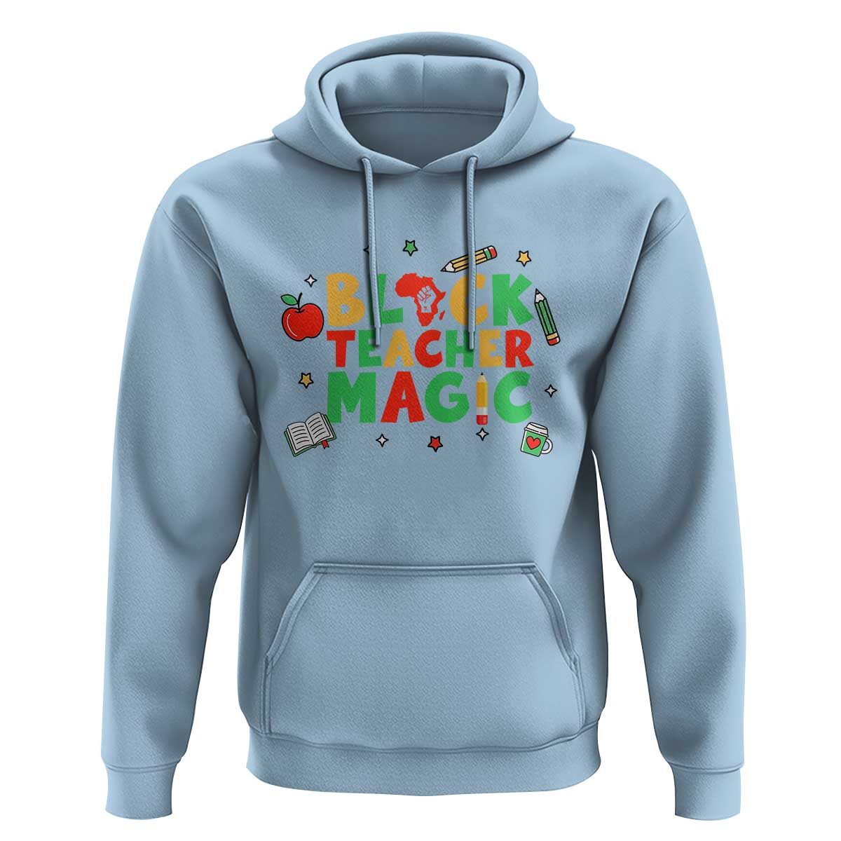 Inspirational Black Teacher Magic Hoodie African American History Month - Wonder Print Shop