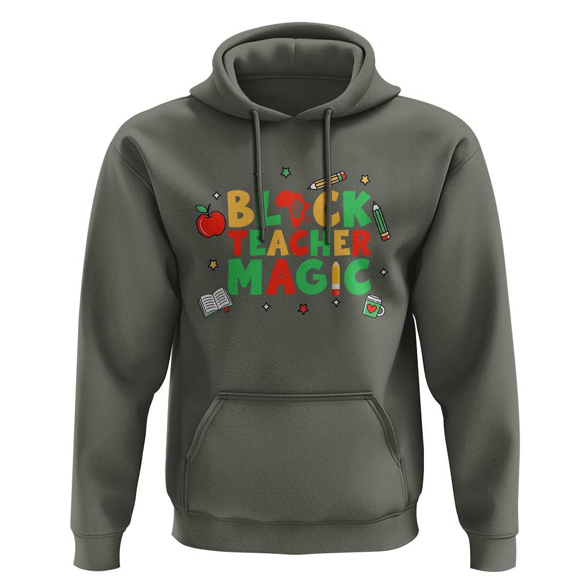 Inspirational Black Teacher Magic Hoodie African American History Month - Wonder Print Shop