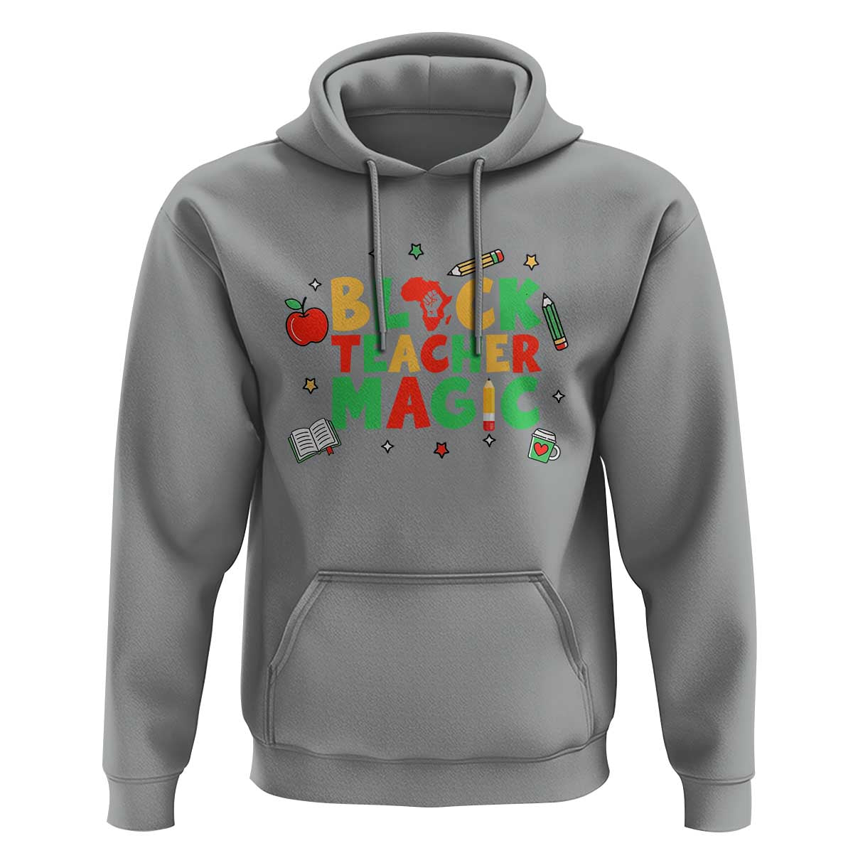 Inspirational Black Teacher Magic Hoodie African American History Month - Wonder Print Shop