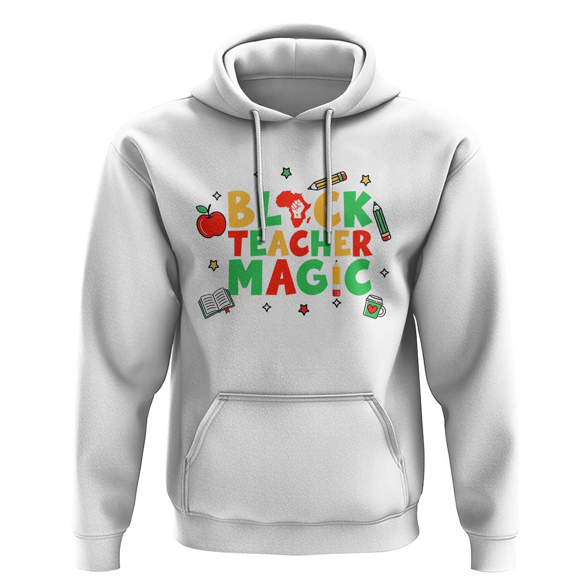 Inspirational Black Teacher Magic Hoodie African American History Month - Wonder Print Shop