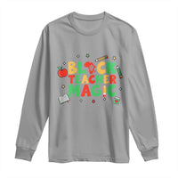 Inspirational Black Teacher Magic Long Sleeve Shirt African American History Month - Wonder Print Shop