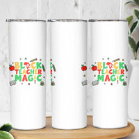 Inspirational Black Teacher Magic Skinny Tumbler African American History Month - Wonder Print Shop