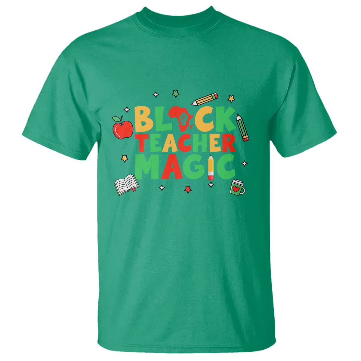 Inspirational Black Teacher Magic T Shirt African American History Month - Wonder Print Shop