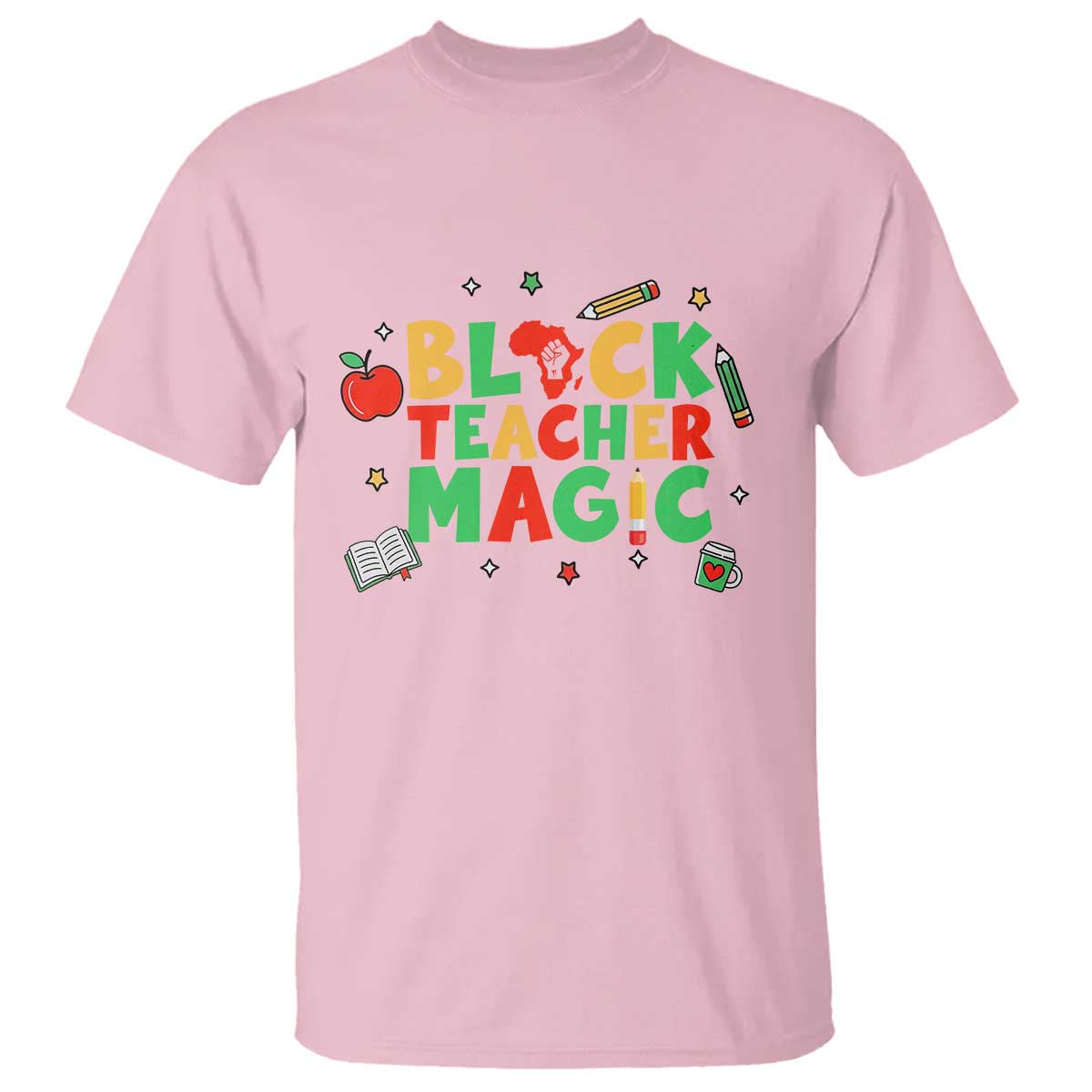 Inspirational Black Teacher Magic T Shirt African American History Month - Wonder Print Shop