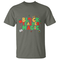 Inspirational Black Teacher Magic T Shirt African American History Month - Wonder Print Shop
