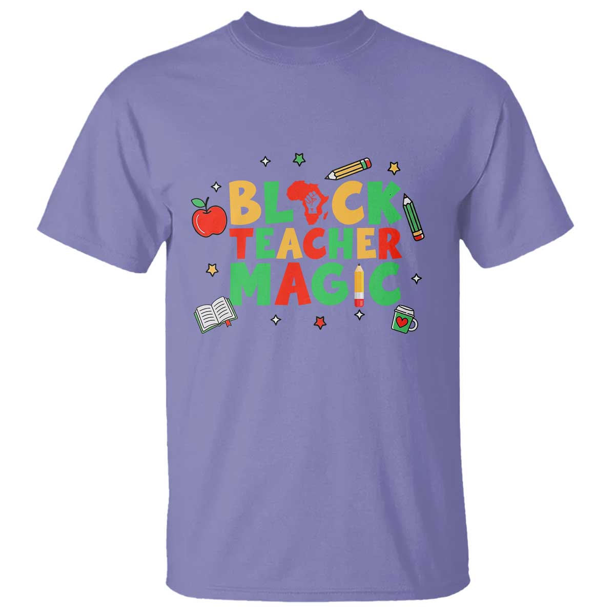 Inspirational Black Teacher Magic T Shirt African American History Month - Wonder Print Shop