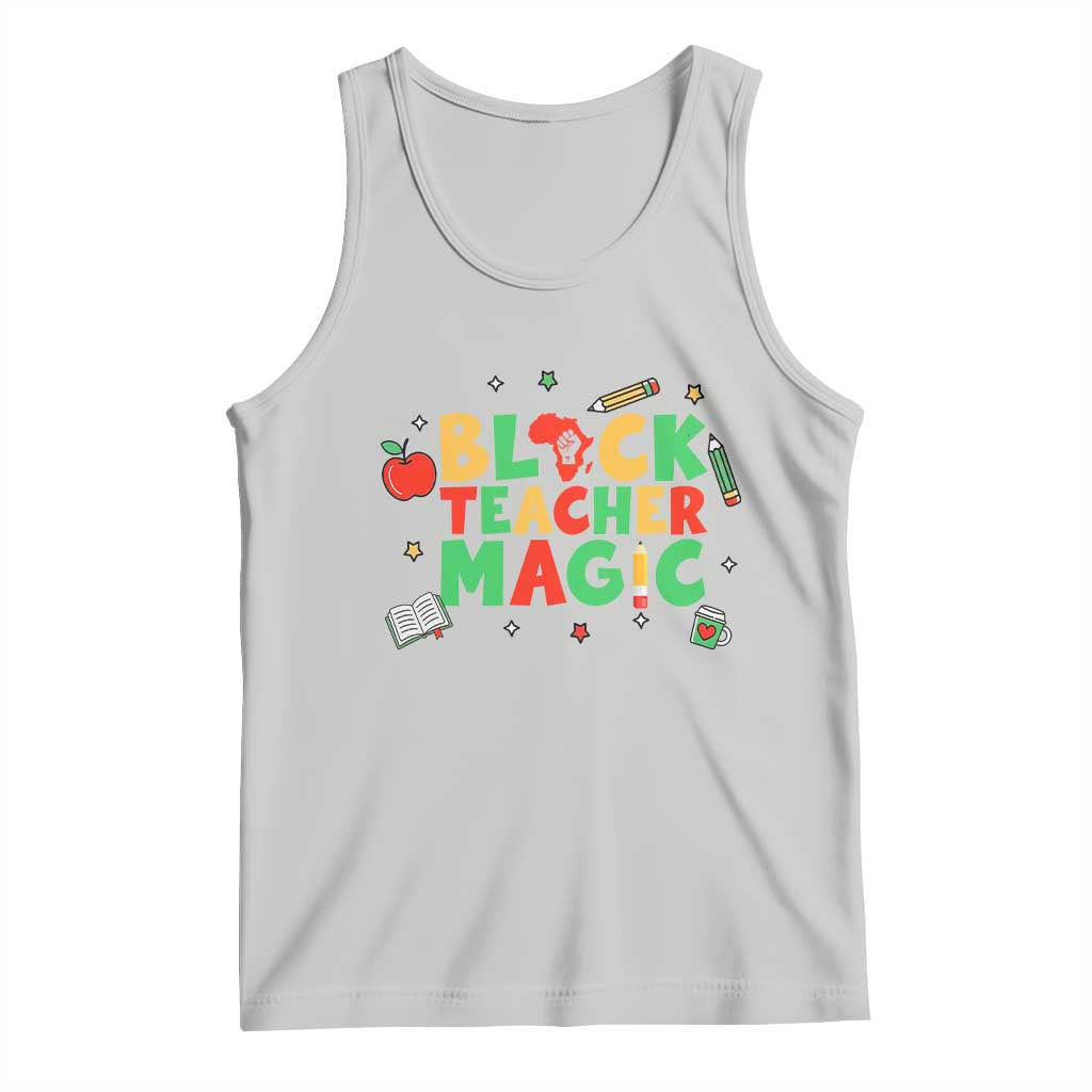 Inspirational Black Teacher Magic Tank Top African American History Month - Wonder Print Shop