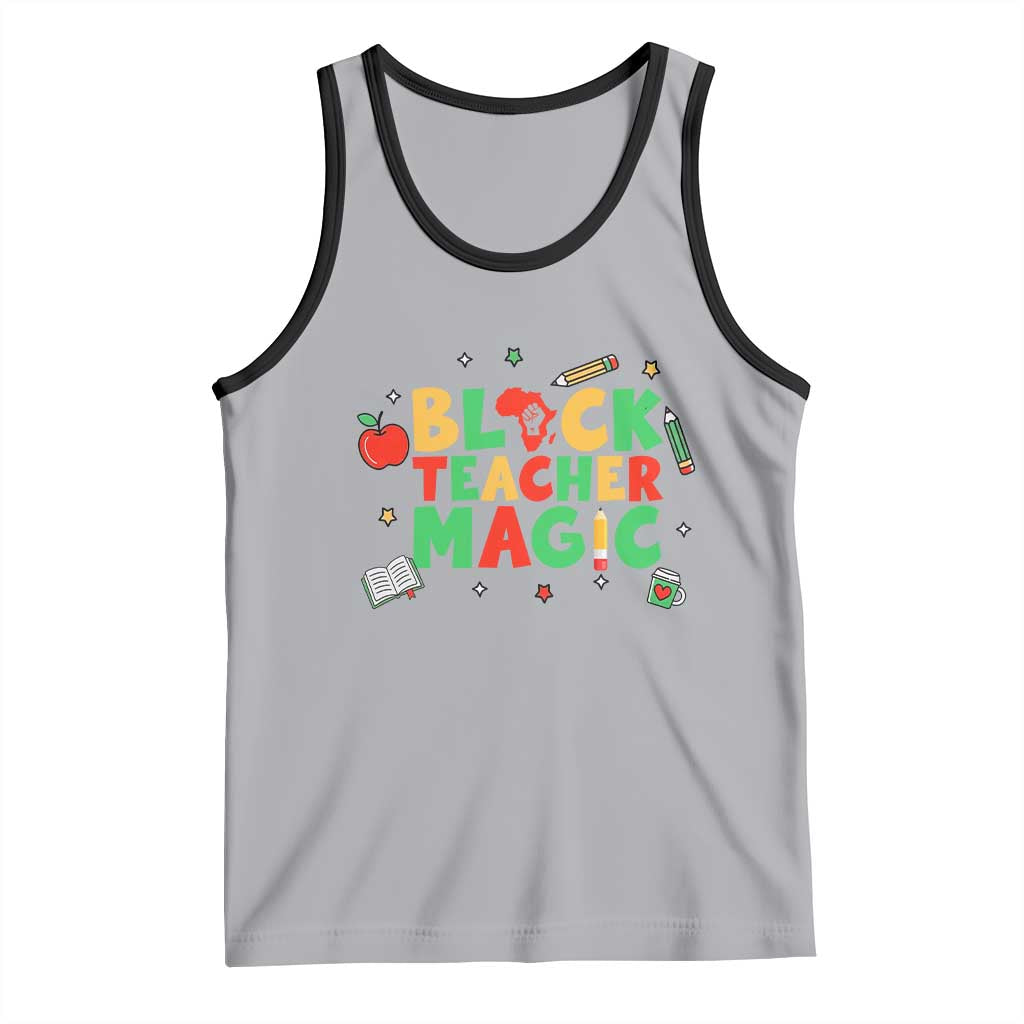 Inspirational Black Teacher Magic Tank Top African American History Month - Wonder Print Shop