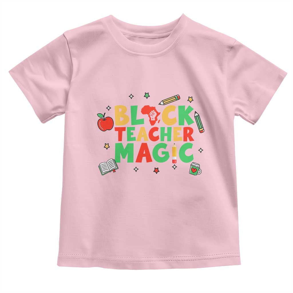 Inspirational Black Teacher Magic Toddler T Shirt African American History Month - Wonder Print Shop