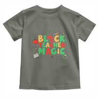 Inspirational Black Teacher Magic Toddler T Shirt African American History Month - Wonder Print Shop