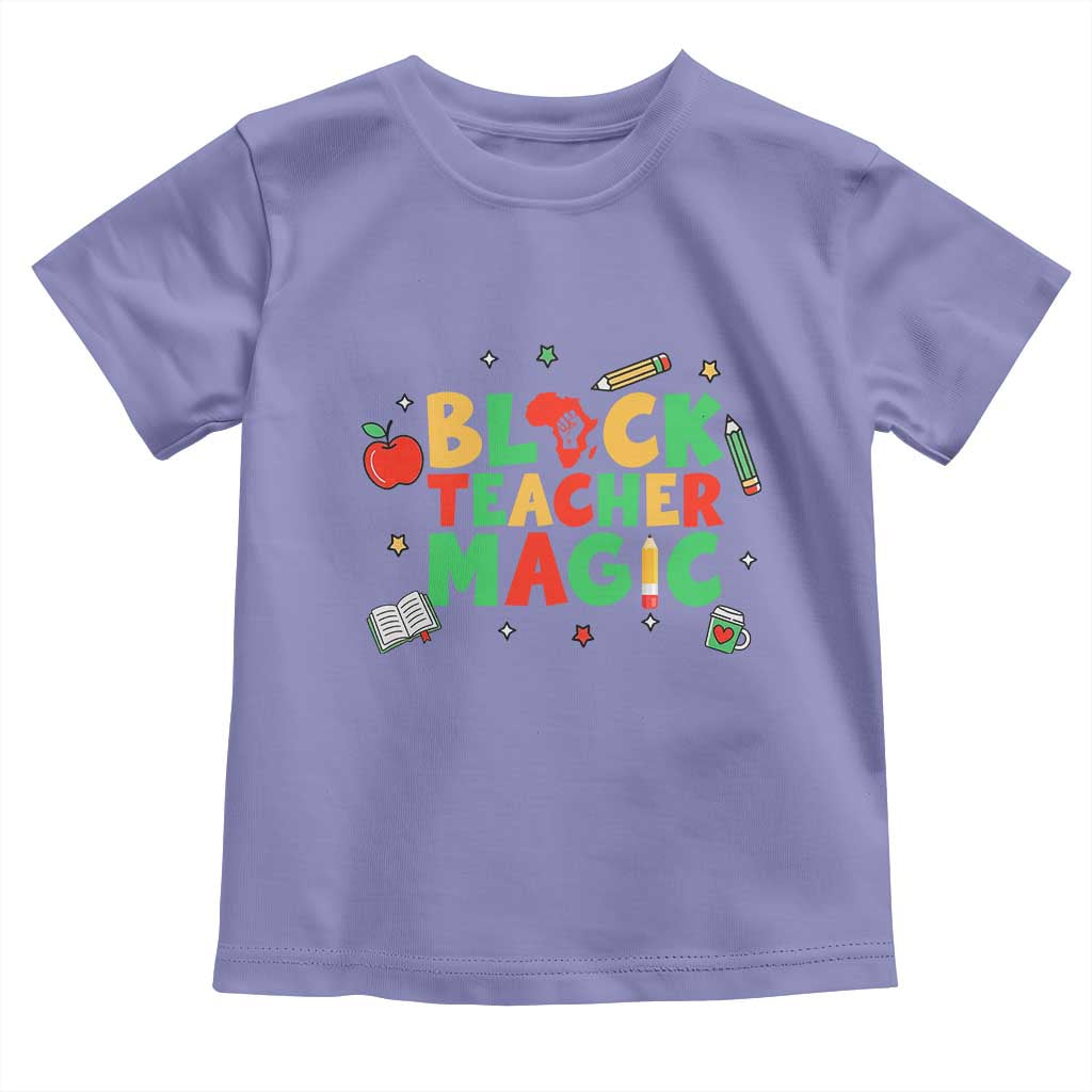 Inspirational Black Teacher Magic Toddler T Shirt African American History Month - Wonder Print Shop
