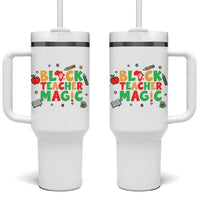 Inspirational Black Teacher Magic Tumbler With Handle African American History Month - Wonder Print Shop