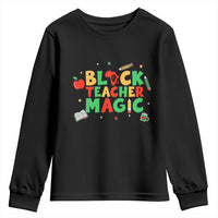 Inspirational Black Teacher Magic Youth Sweatshirt African American History Month - Wonder Print Shop