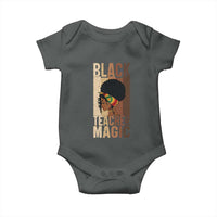 Black Teacher Magic Baby Onesie African American Pride Teacher Life - Wonder Print Shop