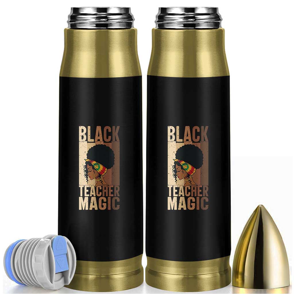 Black Teacher Magic Bullet Tumbler African American Pride Teacher Life - Wonder Print Shop