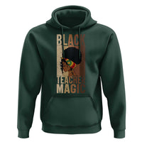 Black Teacher Magic Hoodie African American Pride Teacher Life - Wonder Print Shop