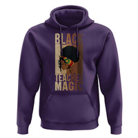 Black Teacher Magic Hoodie African American Pride Teacher Life - Wonder Print Shop