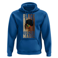 Black Teacher Magic Hoodie African American Pride Teacher Life - Wonder Print Shop