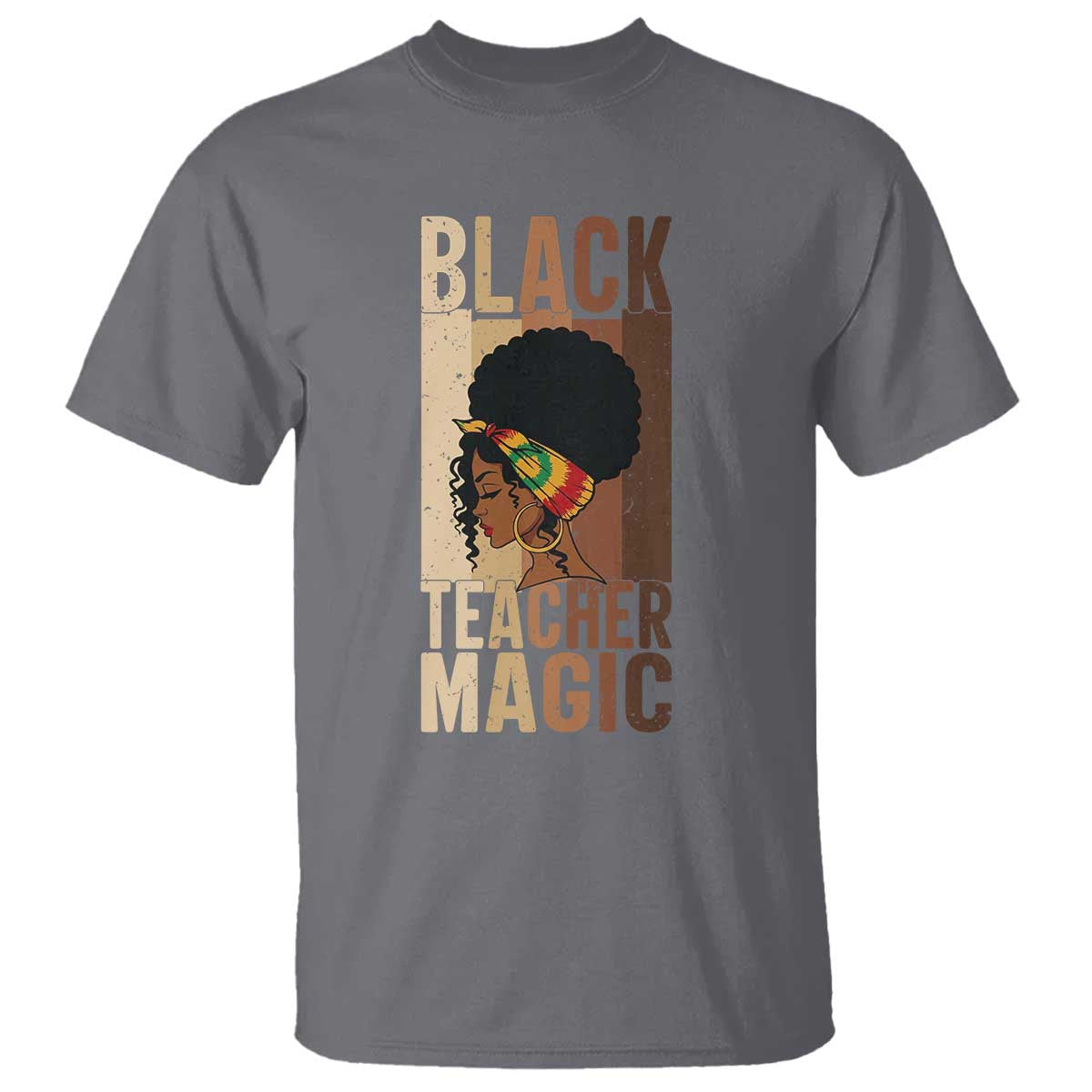 Black Teacher Magic T Shirt African American Pride Teacher Life - Wonder Print Shop