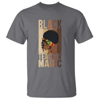 Black Teacher Magic T Shirt African American Pride Teacher Life - Wonder Print Shop