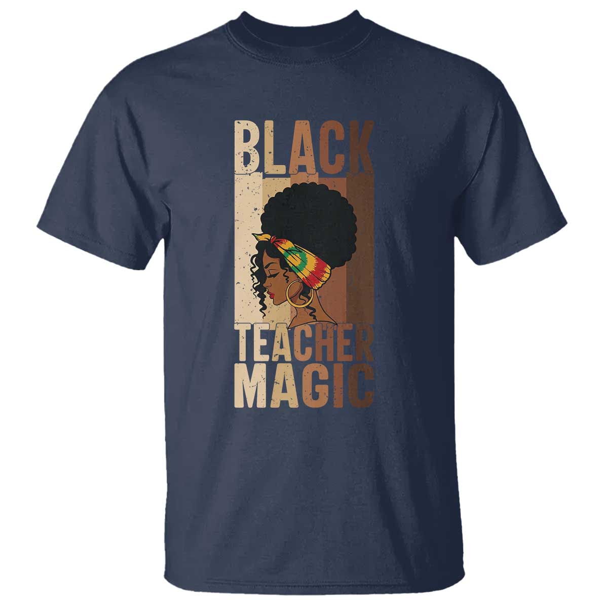 Black Teacher Magic T Shirt African American Pride Teacher Life - Wonder Print Shop