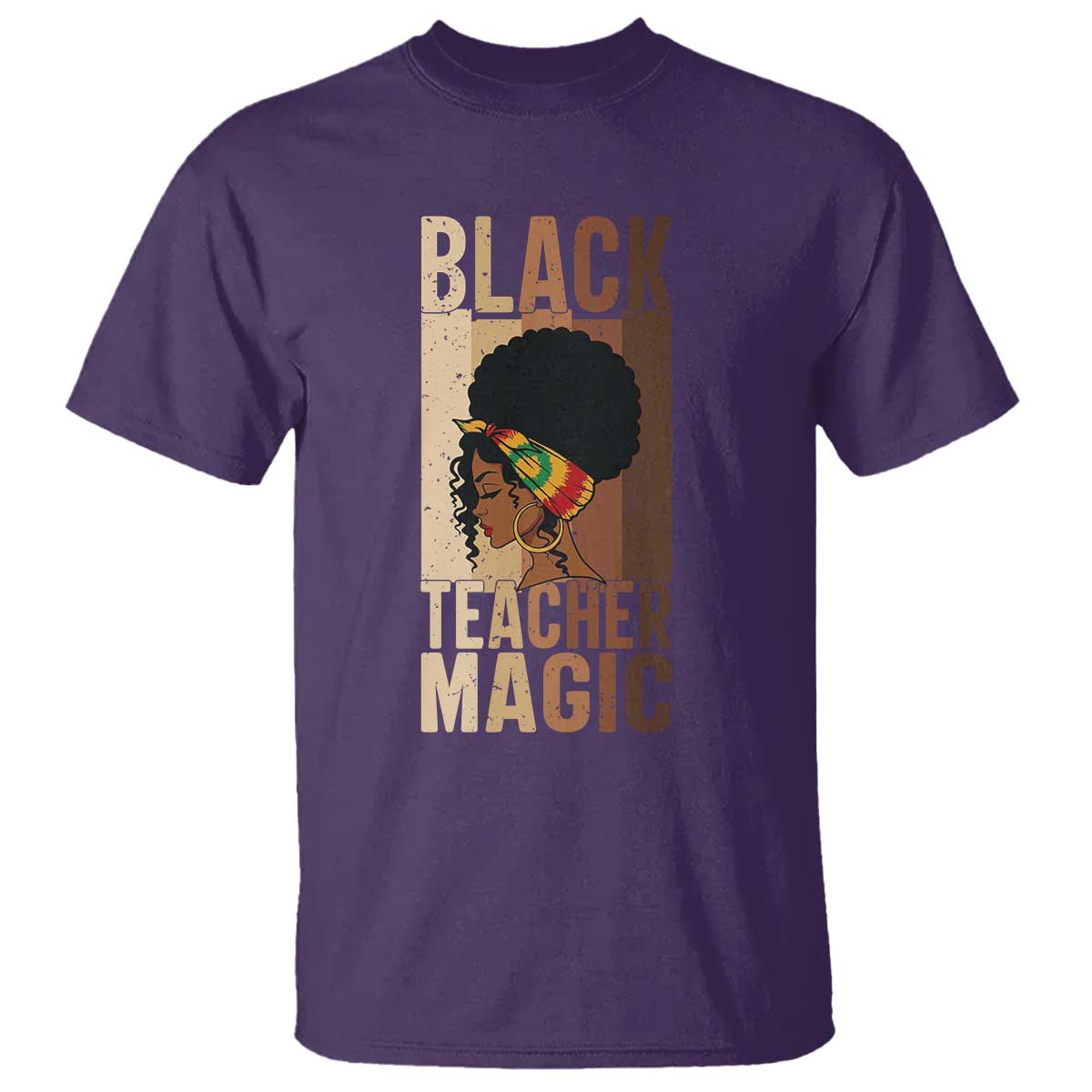 Black Teacher Magic T Shirt African American Pride Teacher Life - Wonder Print Shop