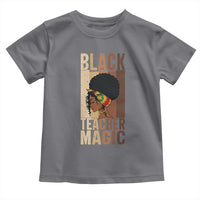Black Teacher Magic Toddler T Shirt African American Pride Teacher Life - Wonder Print Shop