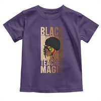 Black Teacher Magic Toddler T Shirt African American Pride Teacher Life - Wonder Print Shop
