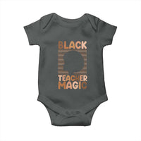 Black Teacher Magic Baby Onesie Empowering African American Pride Teacher Gift - Wonder Print Shop