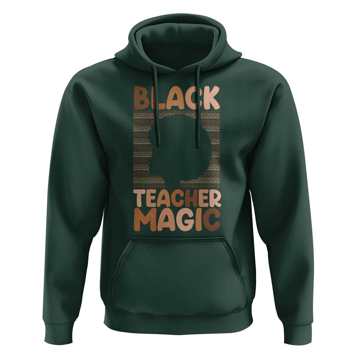 Black Teacher Magic Hoodie Empowering African American Pride Teacher Gift - Wonder Print Shop