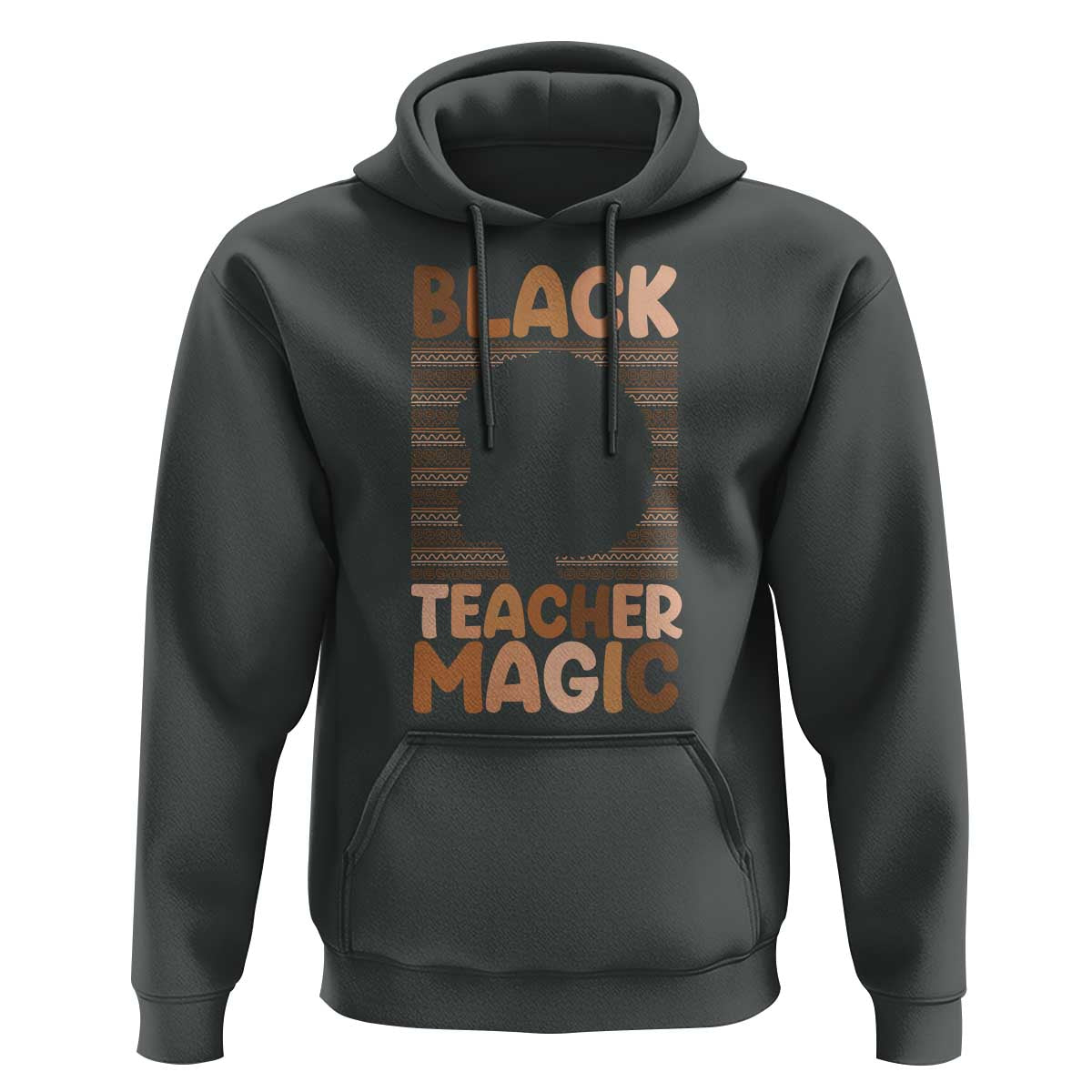 Black Teacher Magic Hoodie Empowering African American Pride Teacher Gift - Wonder Print Shop
