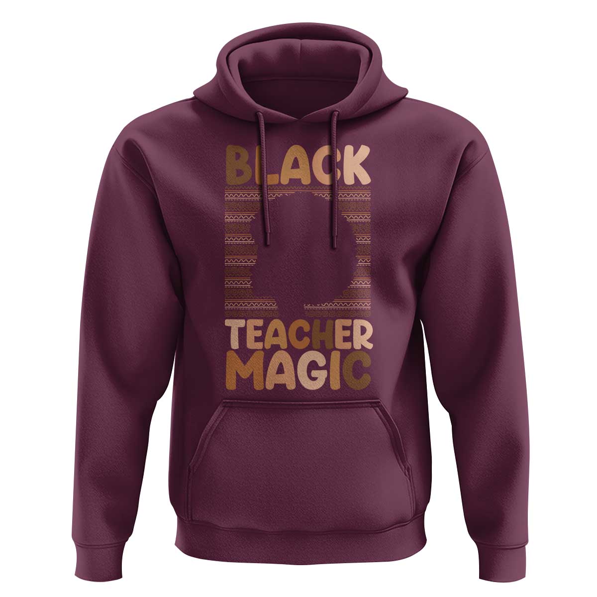 Black Teacher Magic Hoodie Empowering African American Pride Teacher Gift - Wonder Print Shop