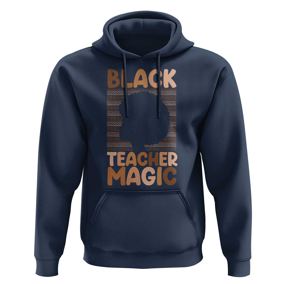 Black Teacher Magic Hoodie Empowering African American Pride Teacher Gift - Wonder Print Shop