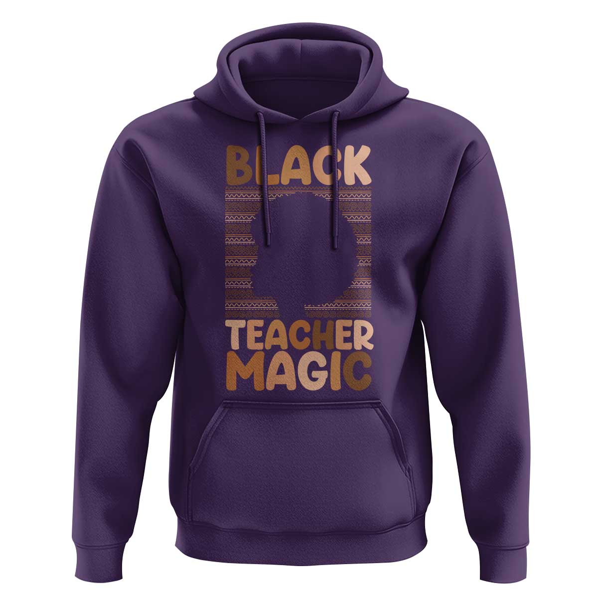 Black Teacher Magic Hoodie Empowering African American Pride Teacher Gift - Wonder Print Shop