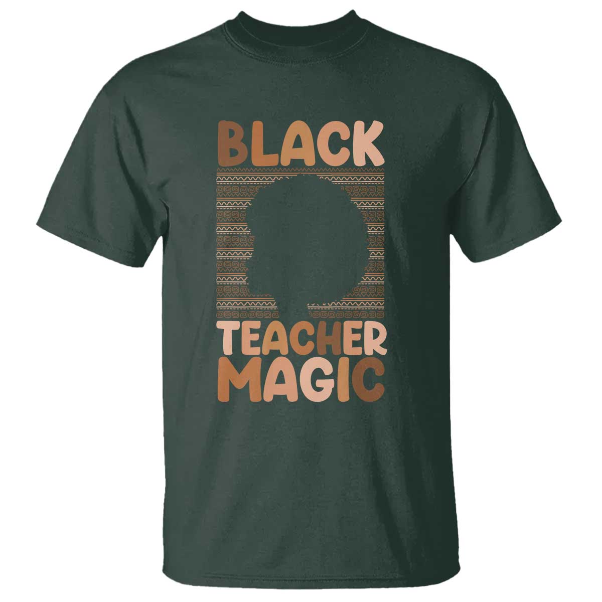 Black Teacher Magic T Shirt Empowering African American Pride Teacher Gift - Wonder Print Shop