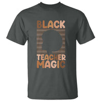 Black Teacher Magic T Shirt Empowering African American Pride Teacher Gift - Wonder Print Shop