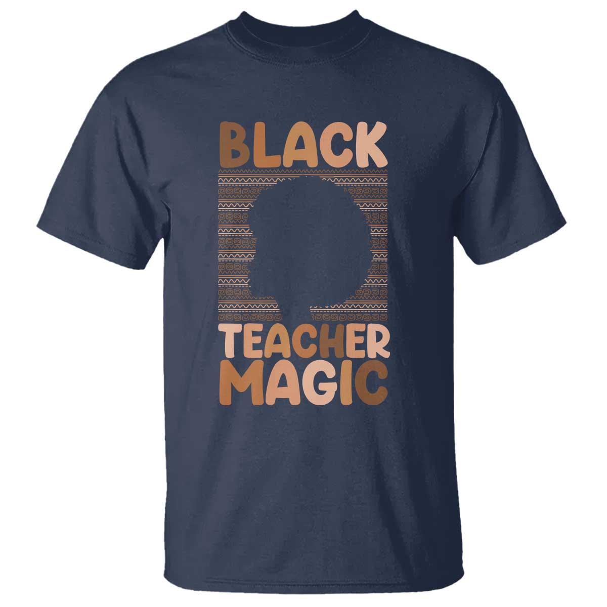 Black Teacher Magic T Shirt Empowering African American Pride Teacher Gift - Wonder Print Shop