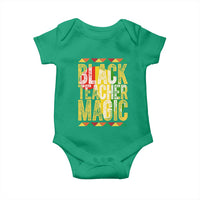 Black History Month Gift Baby Onesie Black Teacher Magic - Wonder Print Shop
