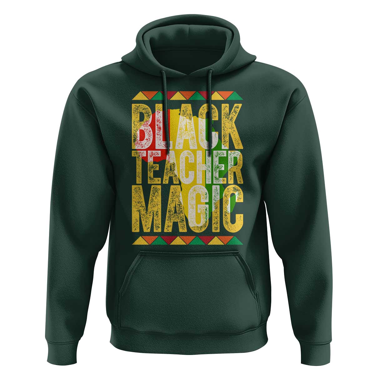 Black History Month Gift Hoodie Black Teacher Magic - Wonder Print Shop